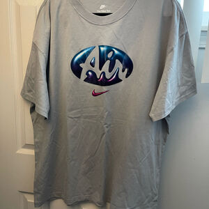 Men’s XXL Gray Nike Air Graphic T-Shirt NEW WITH TAGS